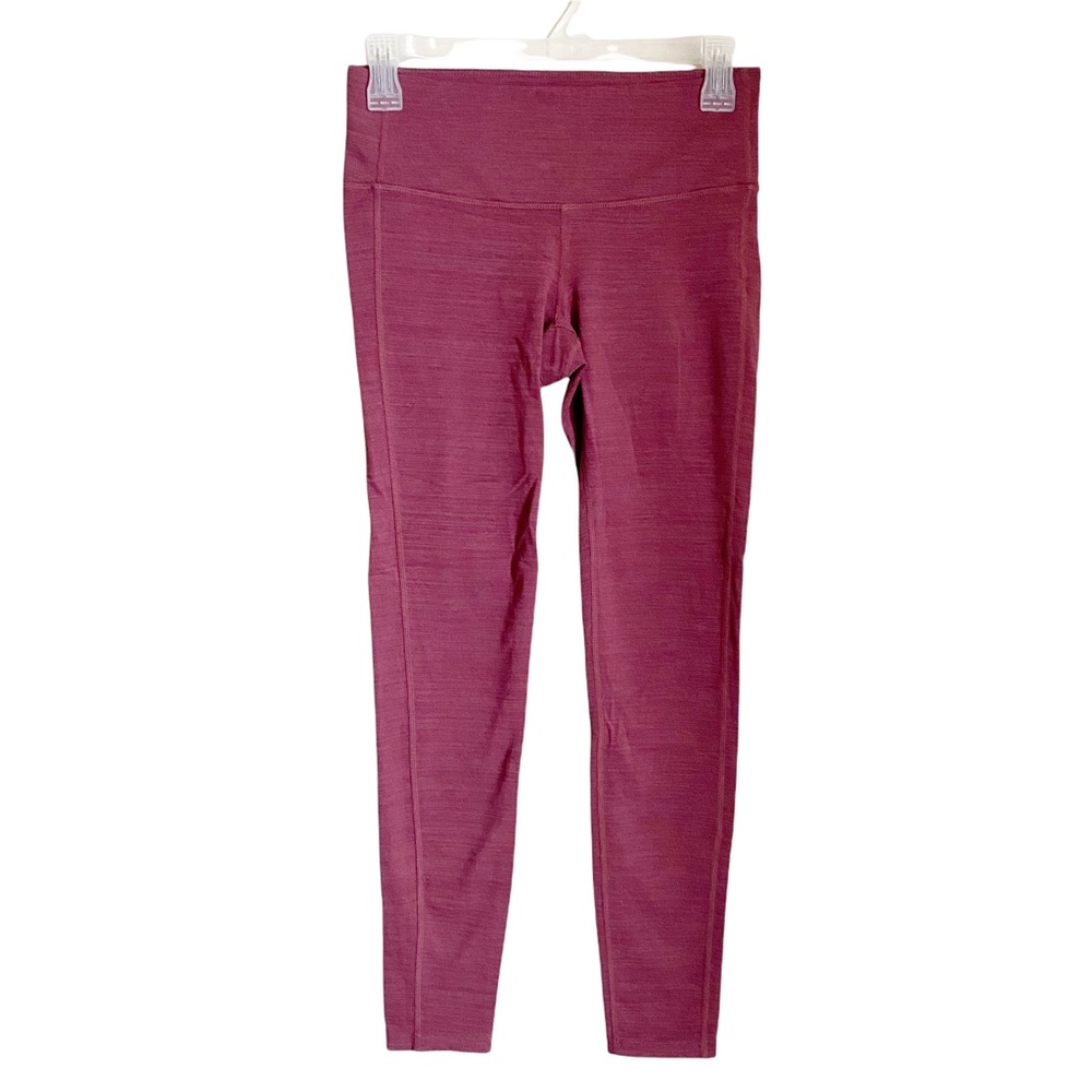 Athleta Chaturanga Pants Tights 7/8 Space Dye XSP Pink